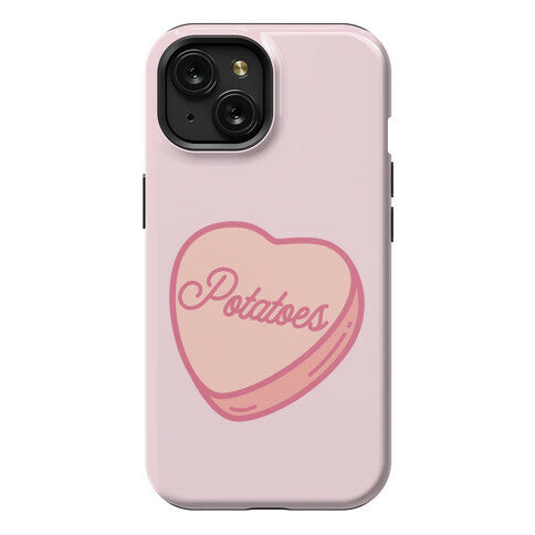 Potatoes Candy Heart Phone Case